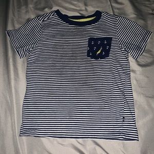 Striped Blue and White T-Shirt
